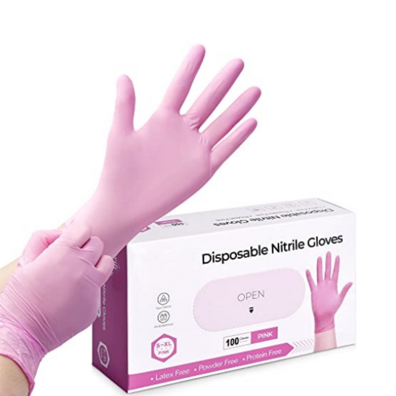 Pink Nitrile Disposable Gloves - Disposable Gloves Nitrile 评论和价格