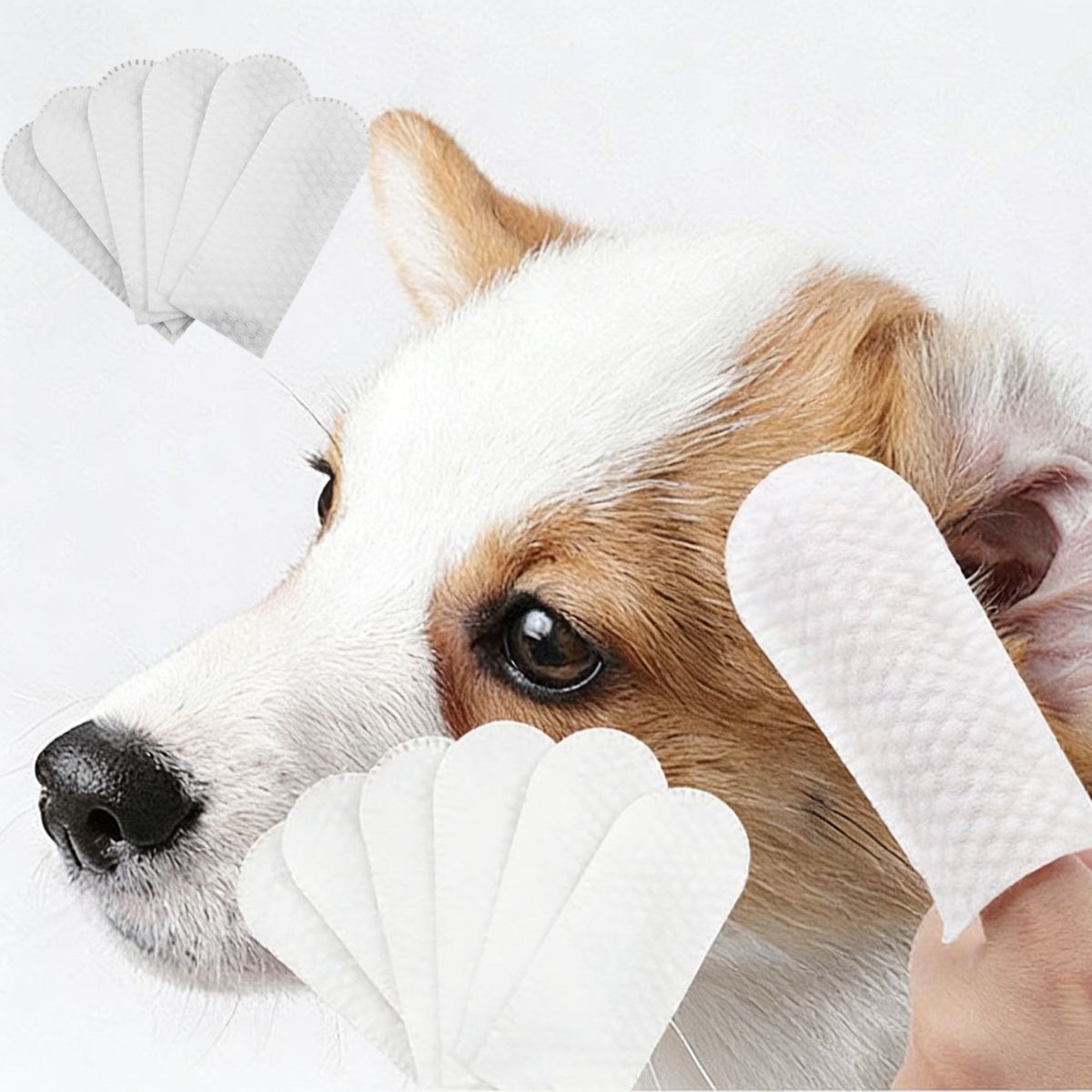 50Pcs Cotton Finger Cots Dog E - Disposable Gloves Nitrile 评论和价格