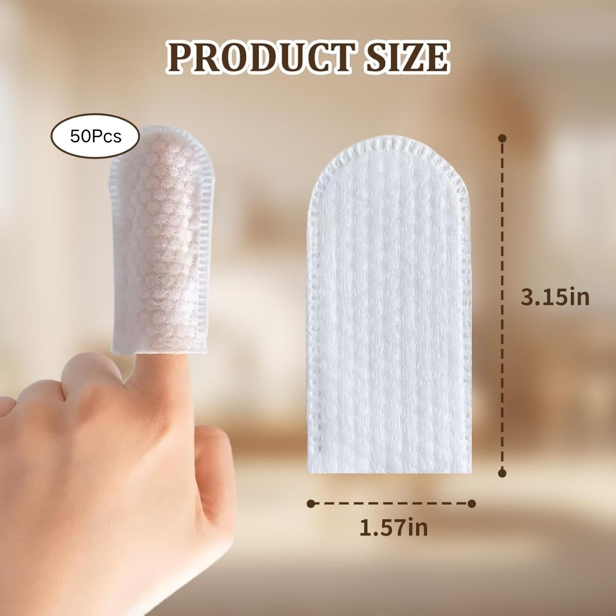 50Pcs Cotton Finger Cots Dog E - Disposable Gloves Nitrile 评论和价格