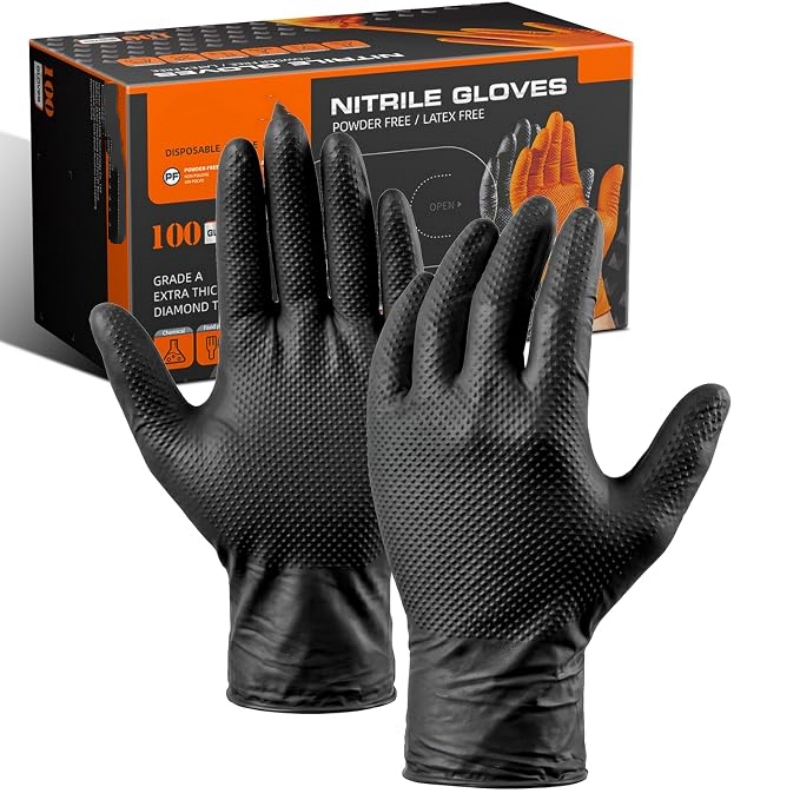 8 Mil Heavy Duty Industrial Or - Disposable Gloves Nitrile 评论和价格