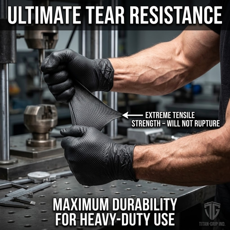 Heavy Duty Black Industrial Ni - Disposable Gloves Nitrile 评论和价格
