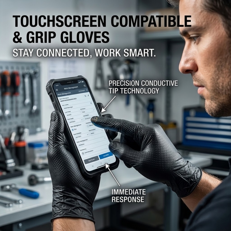 Heavy Duty Black Industrial Ni - Disposable Gloves Nitrile 评论和价格