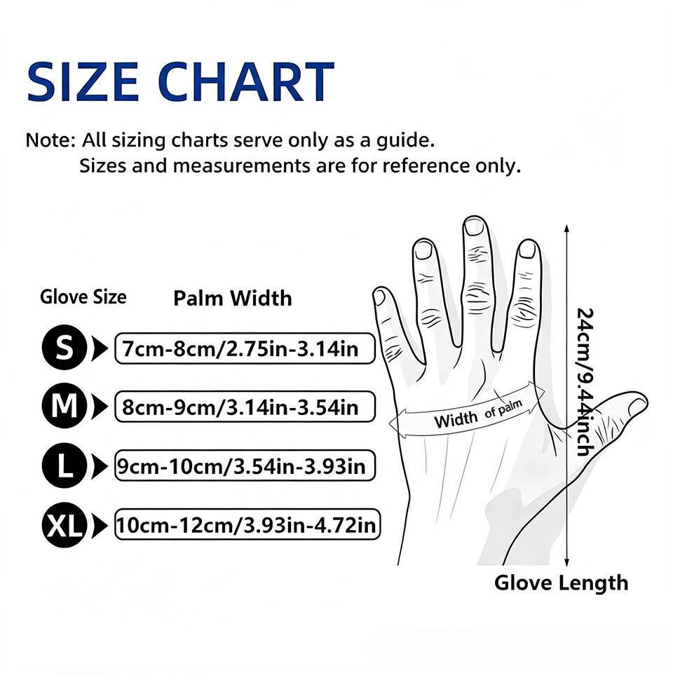 100PCS/Box Black Nitrile Glove - Disposable Gloves Nitrile 评论和价格