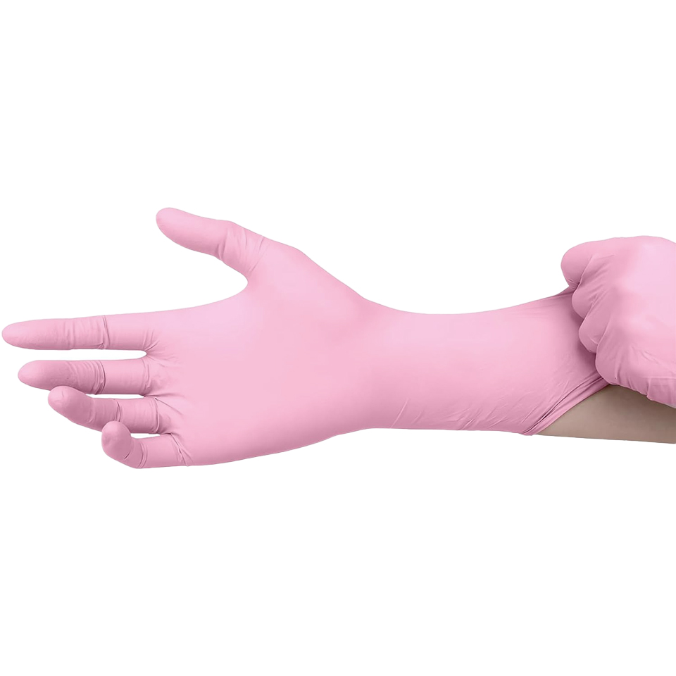 50/100PCS Light Pink Nitrile G - Disposable Gloves Nitrile 评论和价格